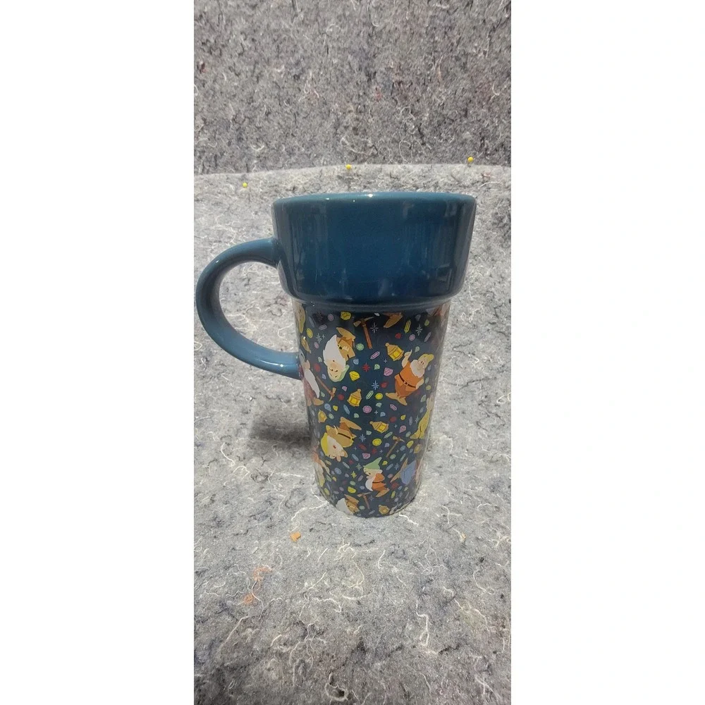 Disney Teal Coffee Tea 7 Drwarfs‎ Mug